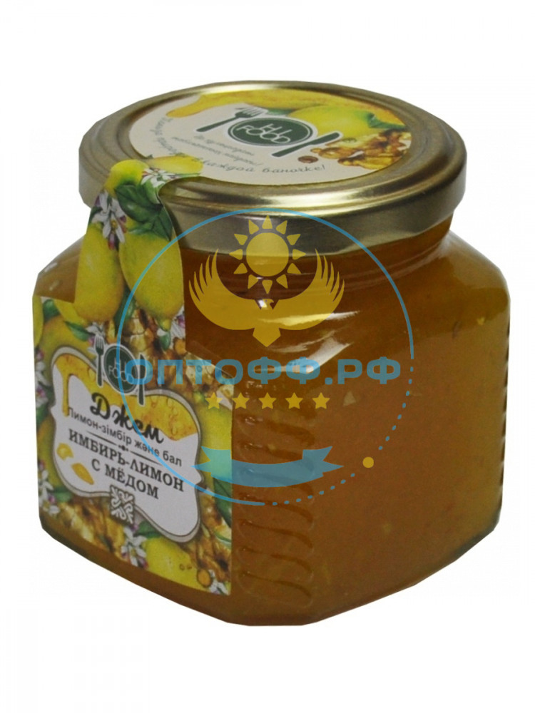 HiFood Джем Имбирь-Лимон с медом ст/б 300гр (упак*15)