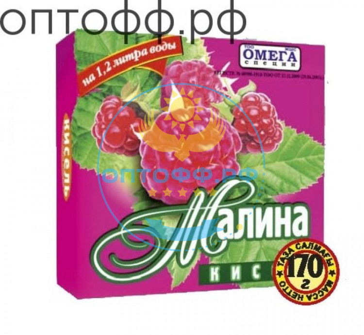 Омега Кисель 170 гр. Малина (кор*42)