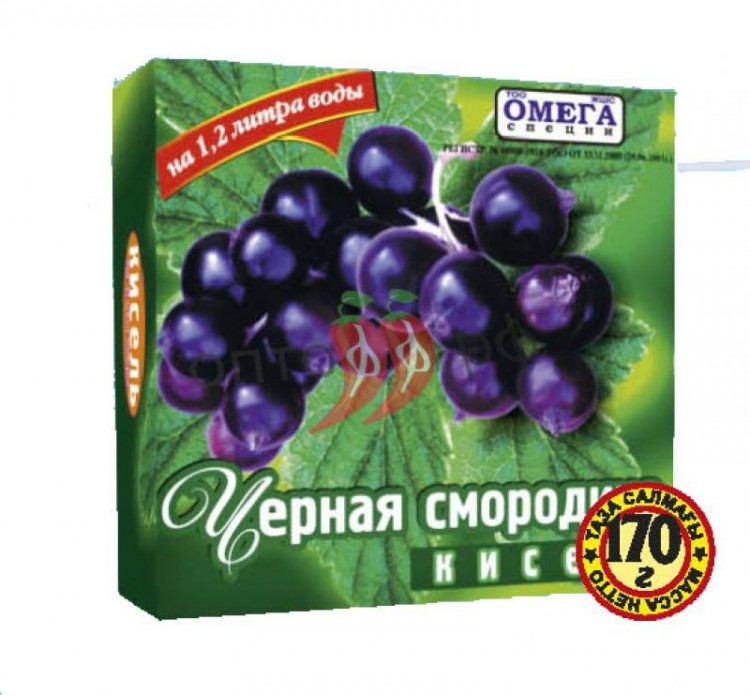 Омега Кисель 170 гр. Черная Смородина (кор*42)