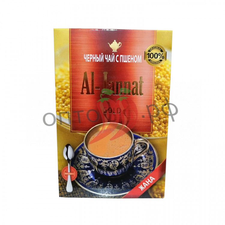 Чай Пакистанский Al-Jannat с пшеном 250гр (кор*40) красная/
