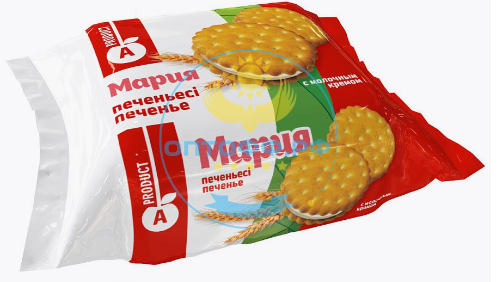 Алматинский продукт Печенье Мария с молочным кремом 360гр (кор*8)