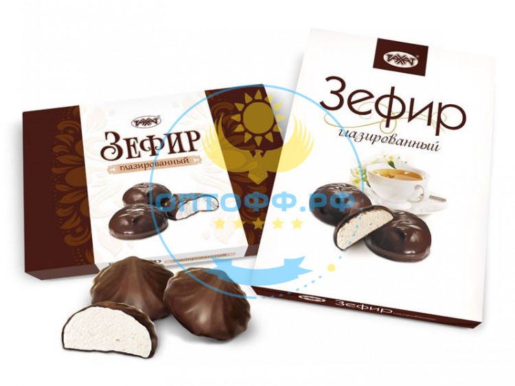 Рахат Зефир Глазированный х/к 200гр(кор*16)
