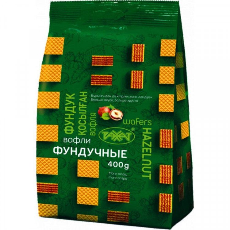 Рахат вафли Фундучные 400гр (кор*6)