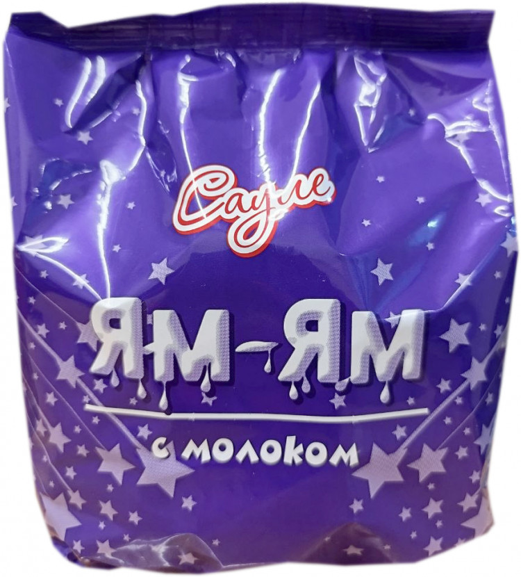 Сауле Вафли глазированные Ям-Ям молочные 500гр (кор*6)