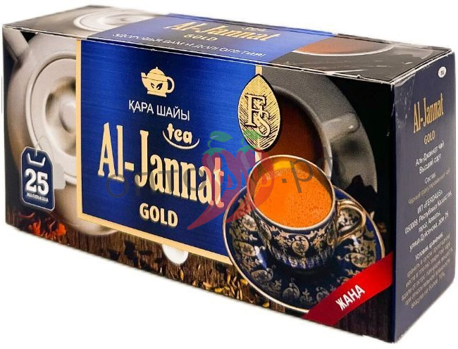 Чай Пакистанский Al-Jannat голд 25 пакетиков (кор*27)