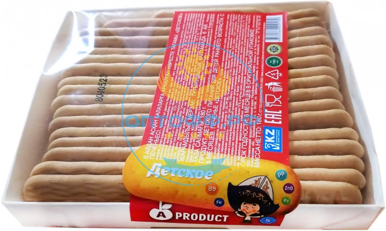 Алматинский продукт Печенье Детское 180 гр (кор*16)
