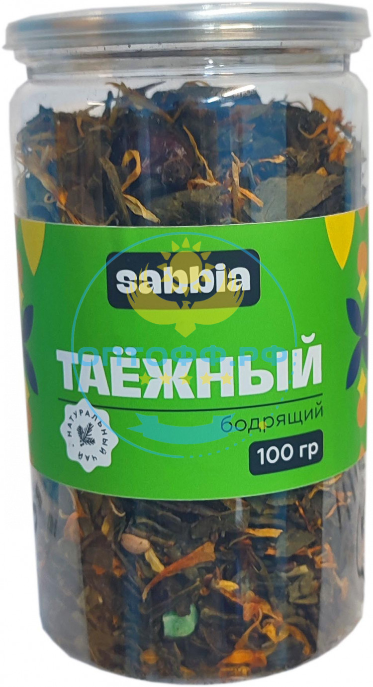 Чай Sabbia Таежный 100гр зеленый ПЭТ (кор*60)