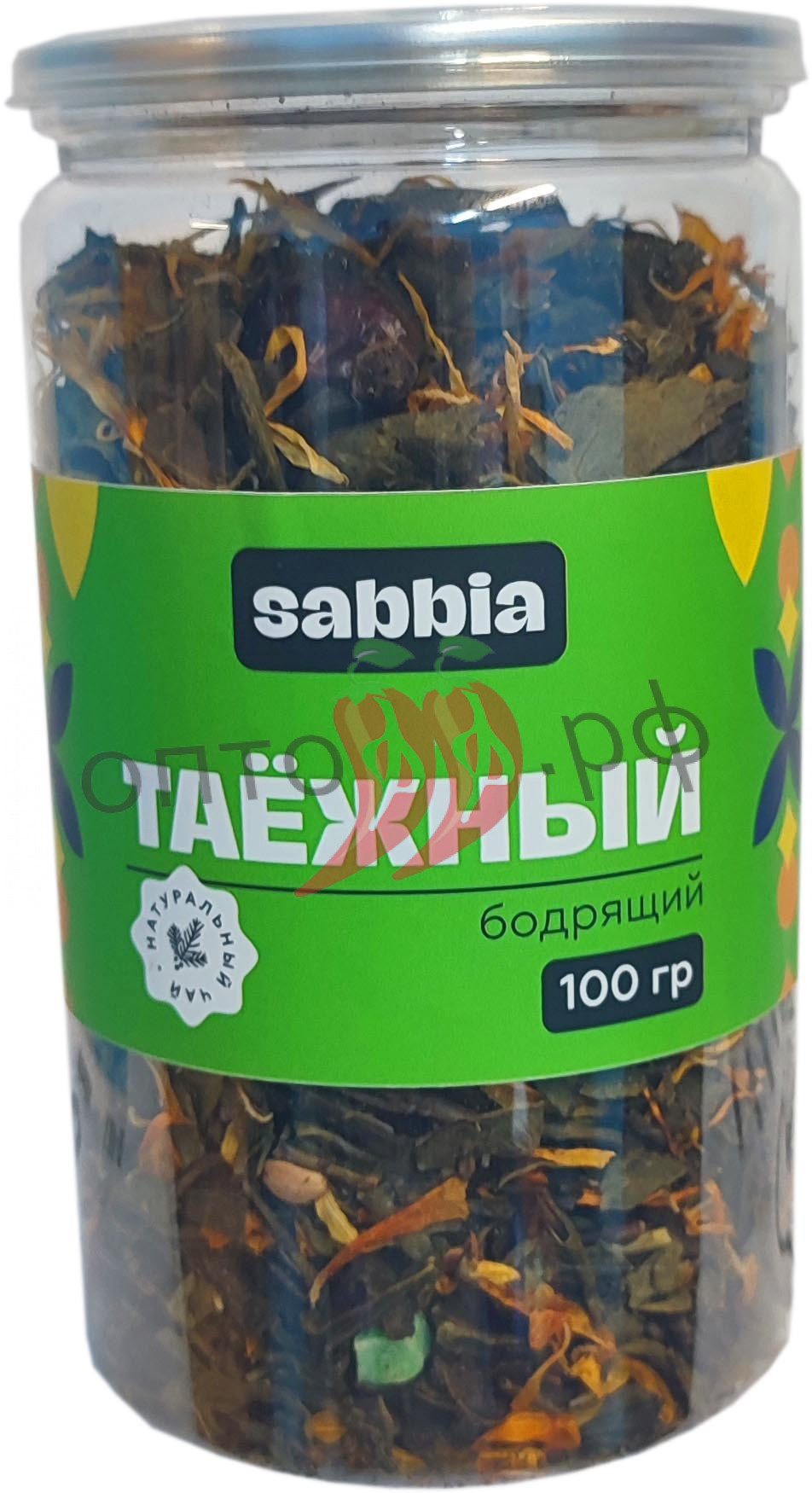 Чай Sabbia Таежный 100гр зеленый ПЭТ