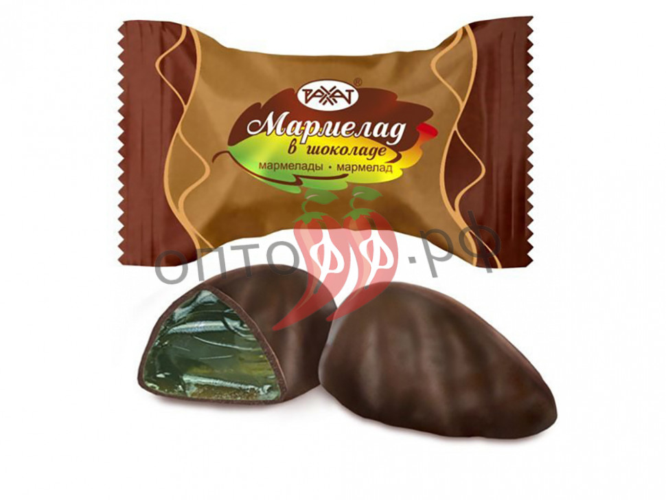 Рахат Мармелад в шоколаде флоупак 1 кг (кор *5)