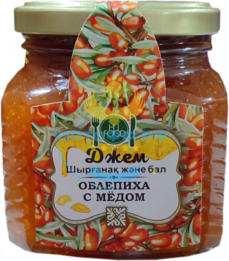 HiFood Джем Облепиха с Медом ст/б 300гр (упак*15)