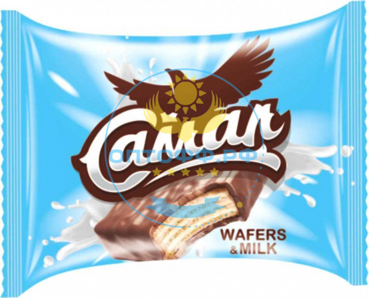 Баян Сулу Конфеты Самал wafers&milk 500 гр (кор*5)