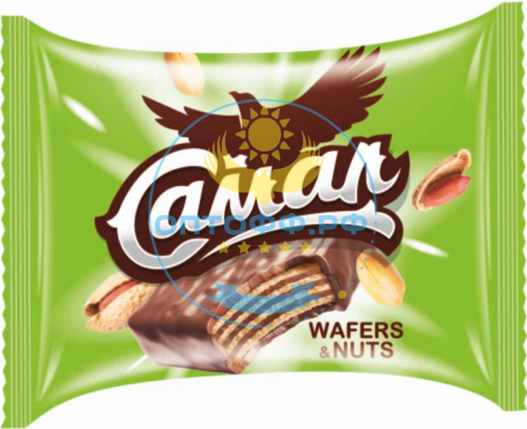 Баян Сулу Конфеты Самал wafers&nuts 500гр (кор*5)