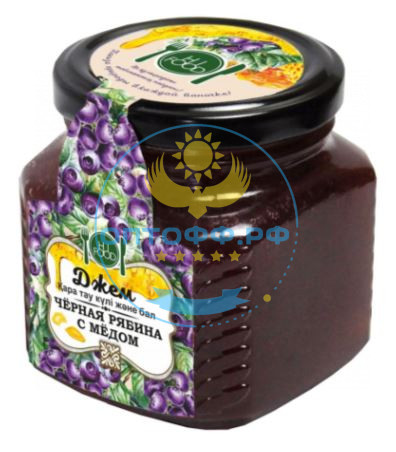 HiFood Джем Черная рябина с Медом ст/б 300гр (упак*15)