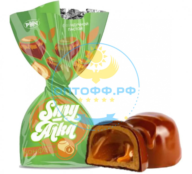 Рахат Конфеты Sary Arka с фундучной пастой 1 кг (кор*5)