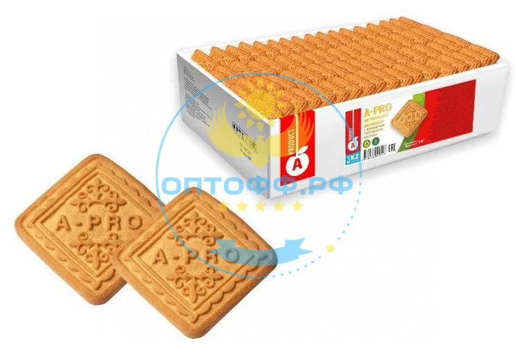 Алматинский продукт Печенье A-PRO с ароматом топленого молока 4 кг.