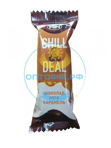 Рахат Батончик Chill Deal 35гр с карамелью и нугой (кор*20*3)