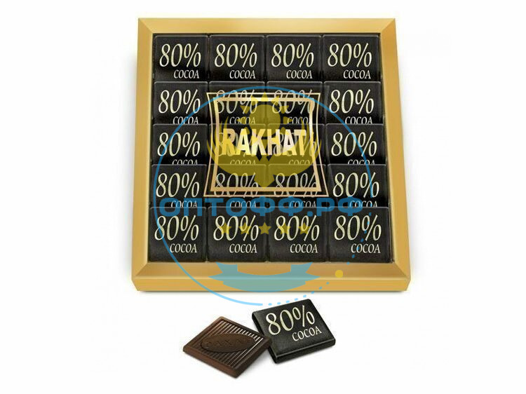 Рахат Шоколад Рахат 80% (35*35) пл/упак 107 гр (кор*13)