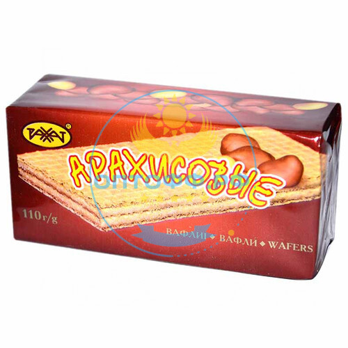 Рахат Вафли арахисовые 110гр (кор*48)