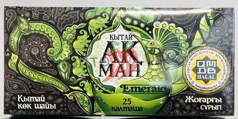 Чай Акман Emerald 25 пакетов зеленый китайский (кор*48)