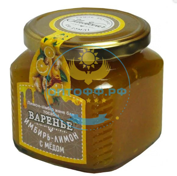 Sladovar Варенье Имбирь-Лимон с Медом 510гр (упак*8)