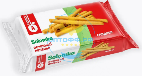 Алматинский продукт Печенье Соломка сладкая 350 гр (кор*12)