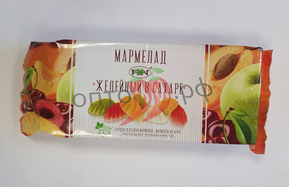 Рахат Мармелад желейный в сахаре (в подложке) 250 гр (кор *13)