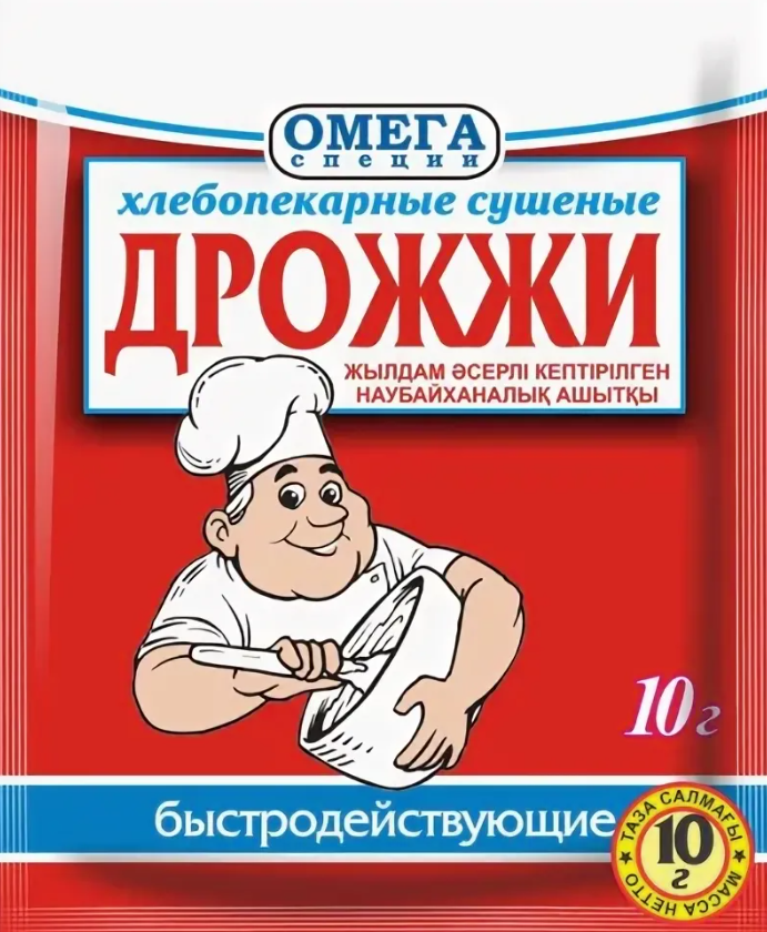 Омега Дрожжи 10гр (кор*200)
