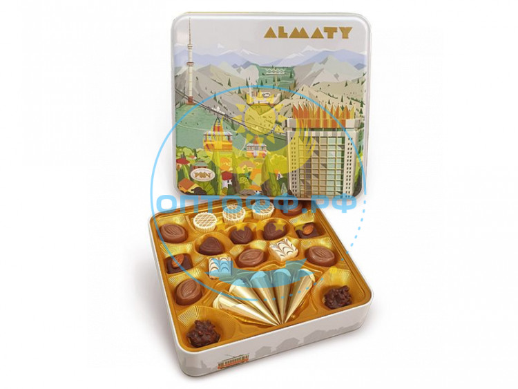 Рахат Набор шоколадных конфет Almaty 265гр ж/у (кор*8)