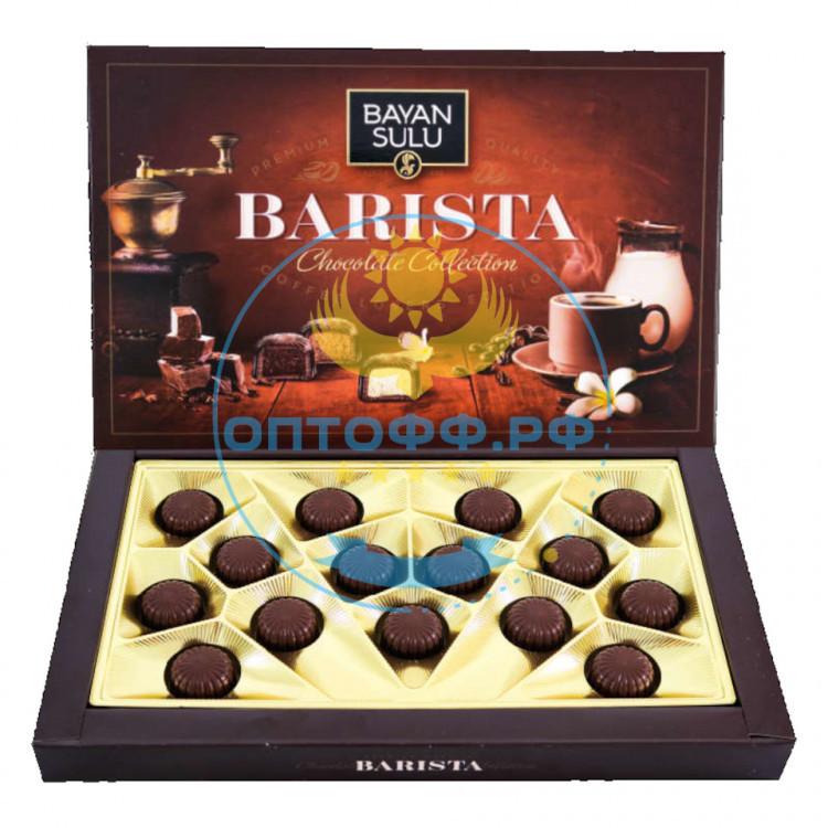 Баян Сулу набор шоколадных конфет Баян Сулу Barista 133 гр (кор*6)