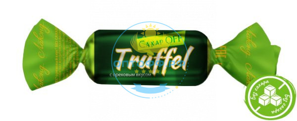 Лаконд TRUFFEL ореховый вкус (без добавления сахара) 1,5 кг