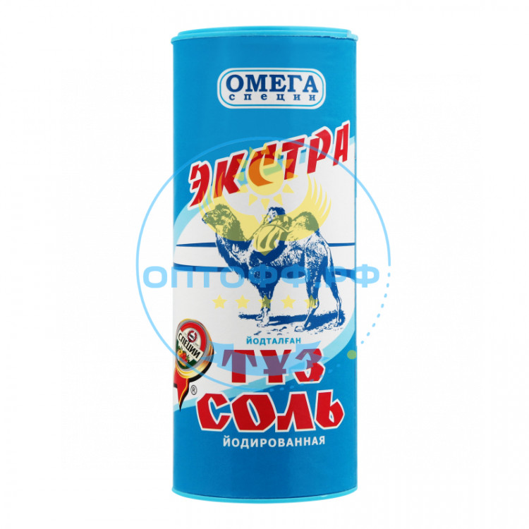 Омега Соль пищевая йодированная 200гр. туба (кор*30)