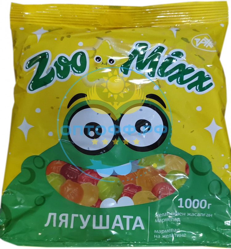 Рахат Мармелад Zoo Mixx Лягушата 1 кг (кор*5)