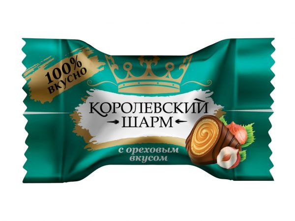 Лаконд 814 Конфеты вафельные Королевский шарм с ореховым вкусом 2 кг